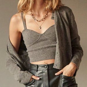 (Brand New) Aritzia Wilfred: Cardigan & Tank top Set in XS